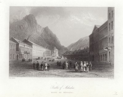 Baños de Mehadia de William Henry Bartlett