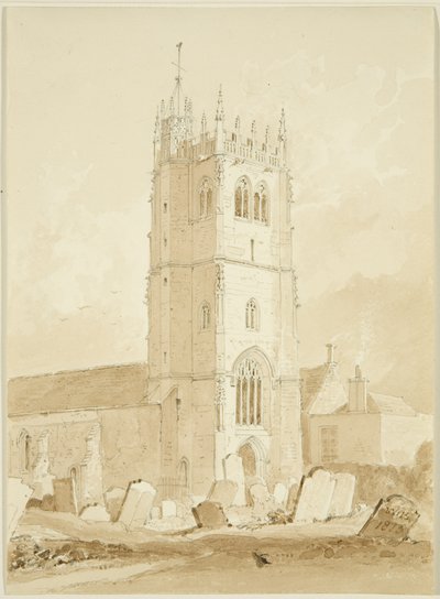Iglesia de Bitton, Gloucestershire de William Henry Bartlett