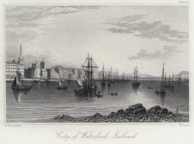 Ciudad de Waterford, Irlanda de William Henry Bartlett