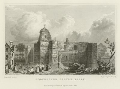 Castillo de Colchester, Essex de William Henry Bartlett
