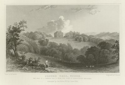 Copped Hall, Essex, la Residencia de J Conyers, Esquire de William Henry Bartlett