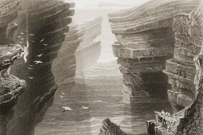 Cala en Mal Bay, Condado de Clare, Irlanda, de 