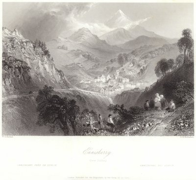Enniskerry en el condado de Wicklow de William Henry Bartlett