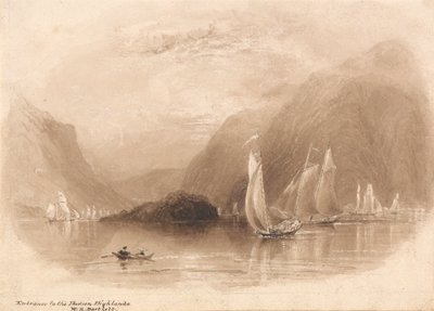 Entrada a las Tierras Altas del Hudson de William Henry Bartlett