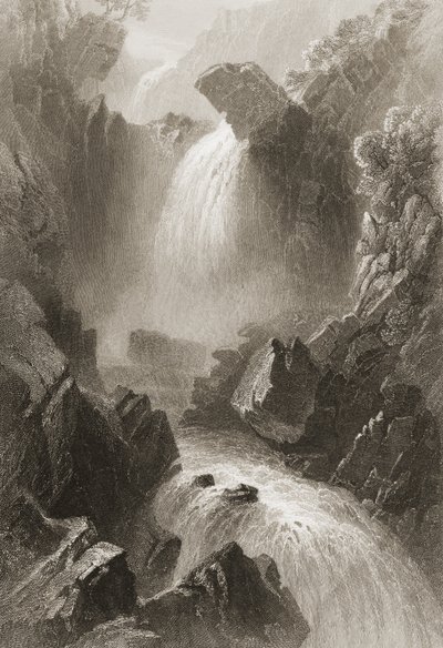 Cabeza del Valle del Diablo, Condado de Wicklow, Irlanda, de 