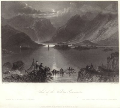 Cabeza de los Killeries, Connemara de William Henry Bartlett