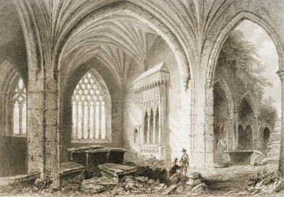Interior de la Abadía de Holycross, Condado de Tipperary, Irlanda, de 