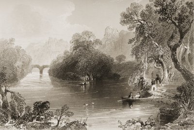 Killarney, Puente Viejo de Weir, Condado de Killarney, Irlanda, de 