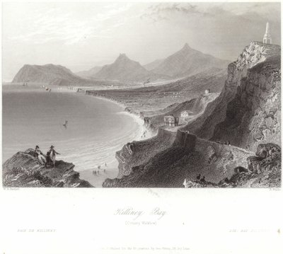 Bahía de Killiney en el condado de Wicklow de William Henry Bartlett