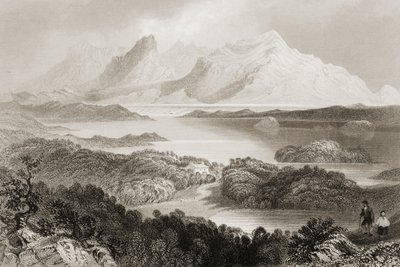 Lago Garromin, Connemara, Condado de Galway, de 
