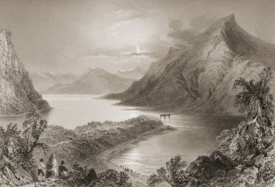 Lough Inagh, Connemara, Condado de Galway, de 