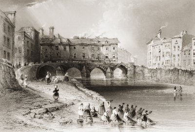 El viejo puente de Baal, Limerick, Irlanda, de 