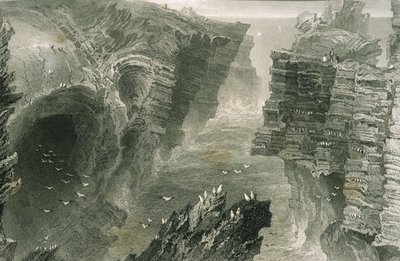 Puffin Hole en Kilkee, condado de Clare, Irlanda, de 