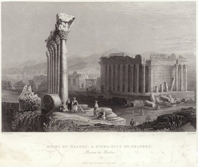 Ruinas de Balbec de William Henry Bartlett