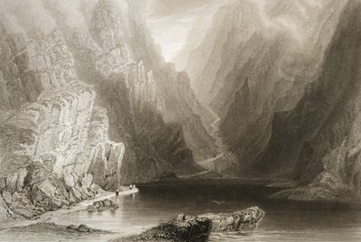 El paso de Dunloe, condado de Killarney, Irlanda, de 