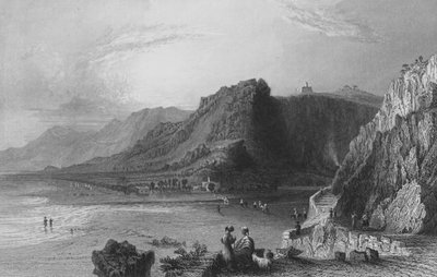 El Nahr-el-Kelb, o Río del Perro, que separa los Patriarcados de Jerusalén y Antioquía de William Henry Bartlett