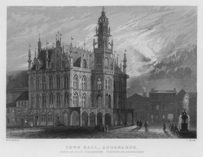 Ayuntamiento de Audenarde de William Henry Bartlett