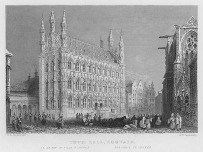 Ayuntamiento de Lovaina de William Henry Bartlett