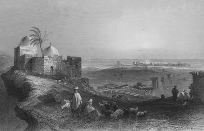 Tiro, desde el continente de William Henry Bartlett