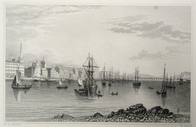 Waterford, Irlanda, grabado por W. Taylor de William Henry Bartlett