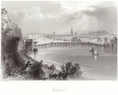 Waterford en el Condado de Waterford de William Henry Bartlett