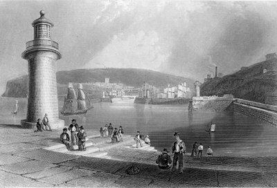 Puerto de Whitehaven, c.1840-50 de William Henry Bartlett