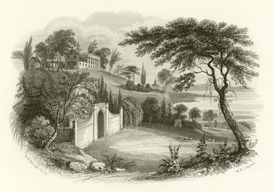 Residencia y Tumba de Washington, Mount Vernon, en el Potomac de William Henry Brooke