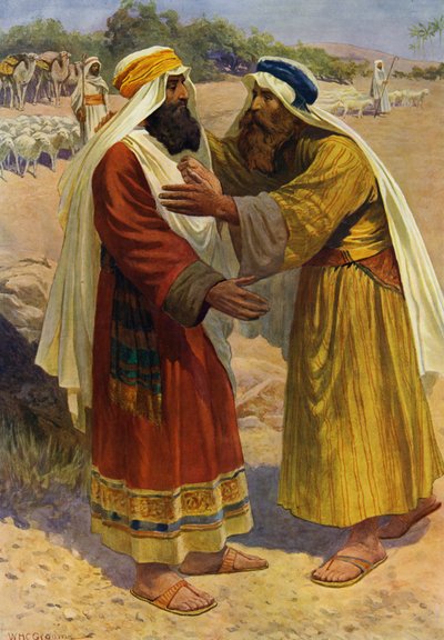 Encuentro de Jacob y Esaú de William Henry Charles Groome