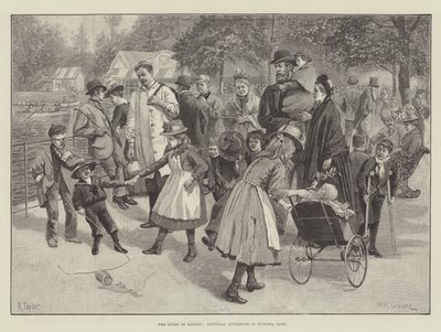 Los Pulmones de Londres, Sábado por la Tarde en el Parque Victoria de William Henry Charles Groome