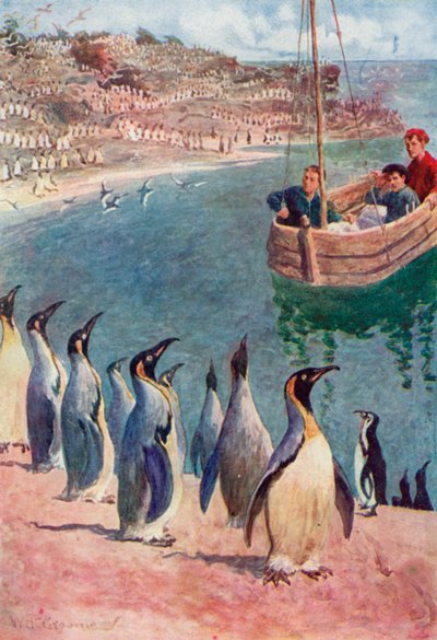 Miramos a los pájaros con sorpresa y placer, ellos devolviendo nuestra mirada con interés de William Henry Charles Groome