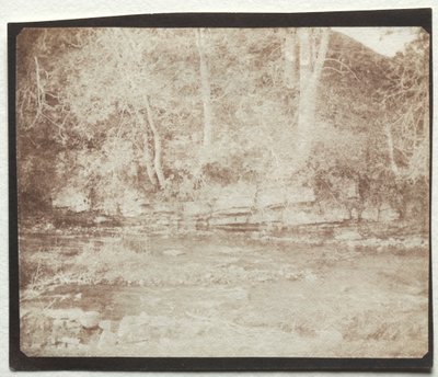 A Mountain Rivulet Which Flows at the Foot of Doune Castle de William Henry Fox Talbot