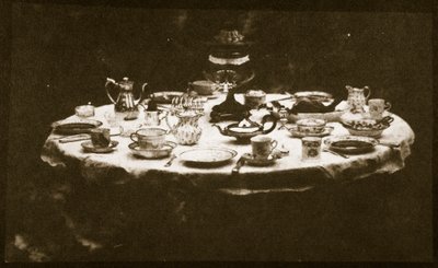 Una mesa elegantemente puesta, c.1841 de William Henry Fox Talbot