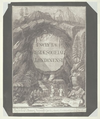 Copia de la portada de "Inclytae Regiae Societati Londinensi" de William Henry Fox Talbot