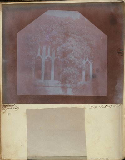 (detalle) del Claustro en la Abadía de Lacock de William Henry Fox Talbot