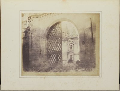 Puerta de entrada, Abbotsford de William Henry Fox Talbot