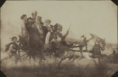 Transporte napolitano - Copia de una pintura en la Abadía de Lacock de William Henry Fox Talbot