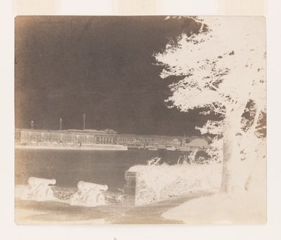 Royal William Victualling Yard, Plymouth, desde Mount Edgecumbe de William Henry Fox Talbot