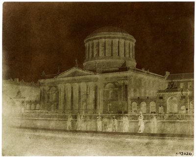 The Four Courts, Dublín (Negativo de papel-Cámara) de William Henry Fox Talbot