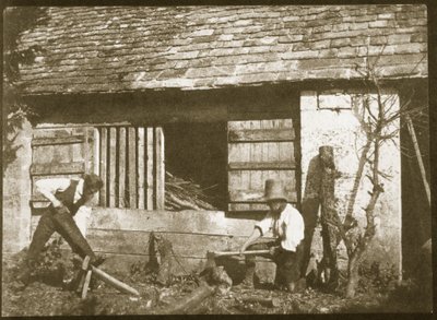 Los leñadores, 1845 de William Henry Fox Talbot