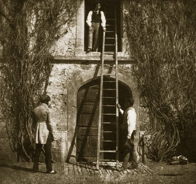 La escalera, abril de 1844 de William Henry Fox Talbot