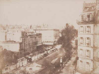 Vista de los bulevares en París de William Henry Fox Talbot