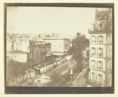 Vista de los bulevares de París de William Henry Fox Talbot