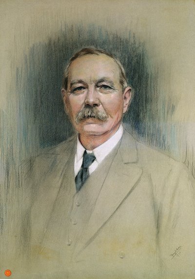 Retrato de Sir Arthur Conan Doyle de William Henry Gates
