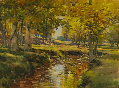 Otoño en el borde del prado, n.d. de William Henry Holmes