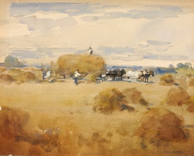 Escena de siega de William Henry Holmes