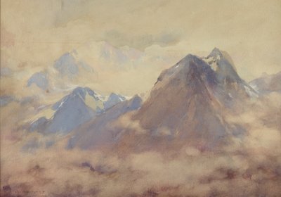 Los propios del Todopoderoso, una impresión de los altos Andes de William Henry Holmes
