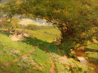 El descanso de los Wanderlusters de William Henry Holmes