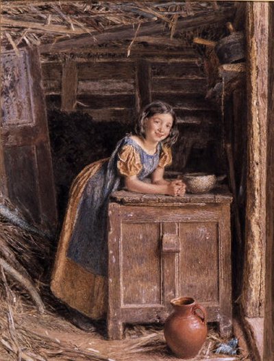 Una belleza rústica de William Henry Hunt