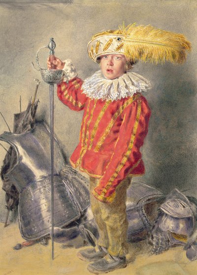 Un Guerrero Valiente de William Henry Hunt