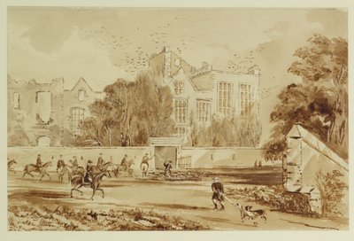 Hardwick Old Hall de William Henry Hunt